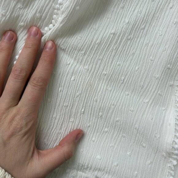 Olivia + James White Longsleeve Mini Dress - Picture 5 of 5